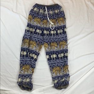 Bohemian Style Elephant Pants